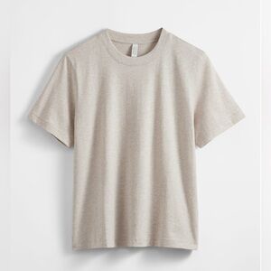 Other Stories Beige Relaxed Crew Neck T-Shirt, Preloved